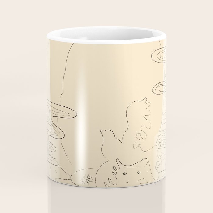 The Bird And The Moon Coffee Mug Gallery Image 4