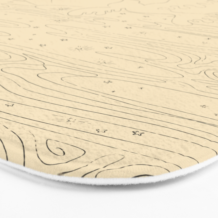 The Bird And The Moon Bath Mat Gallery Image 3