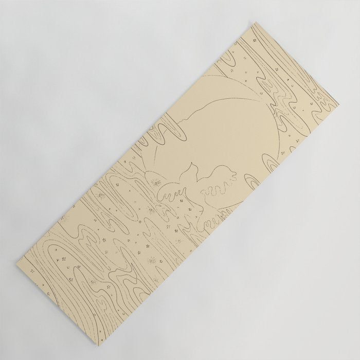 The Bird And The Moon Yoga Mat Gallery Image 1