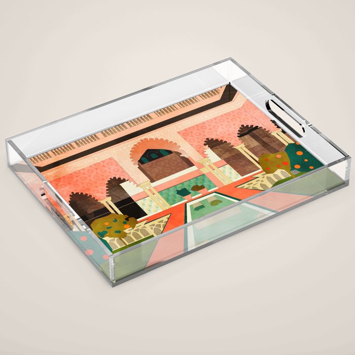 Granada Alhambra Acrylic Tray Gallery Image 1