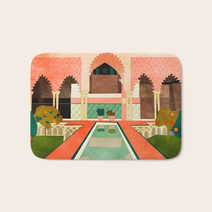 Granada Alhambra Bath Mat Gallery Image 1