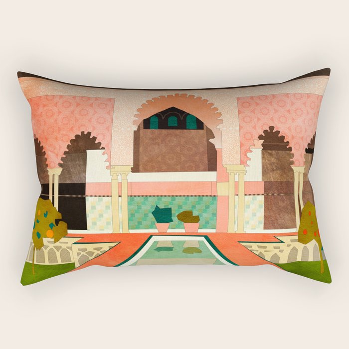 Granada Alhambra Rectangular Pillow Gallery Image 2