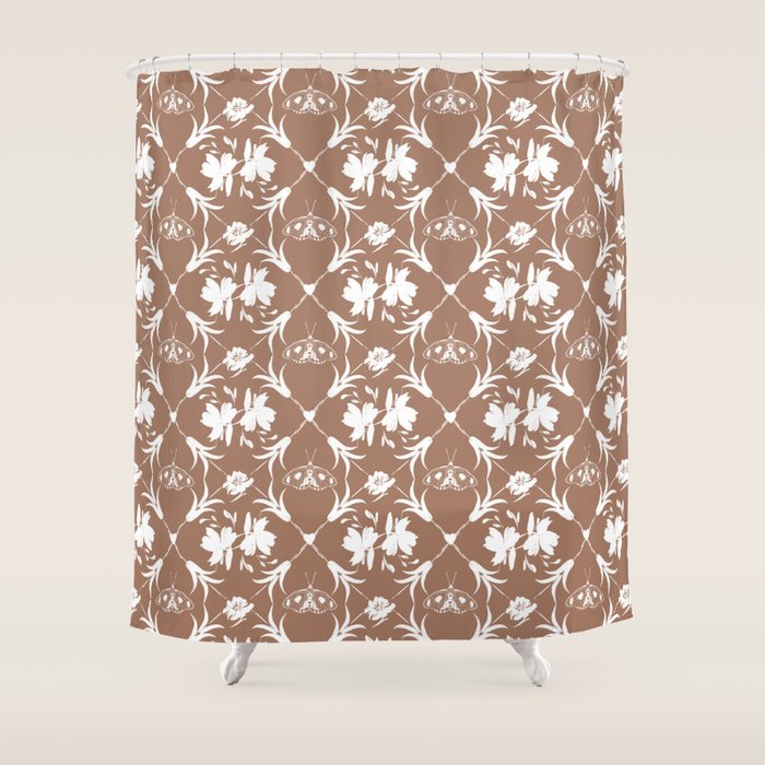 Bohemian Moth Haven  Shower Curtain Gallery Image 1