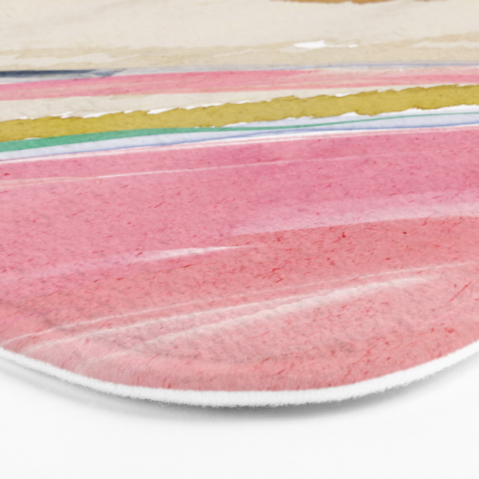 Rainbow Ribbons Bath Mat Gallery Image 3