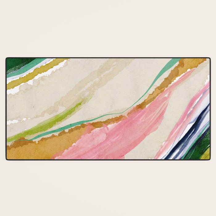 Rainbow Ribbons Desk Mat Gallery Image 3