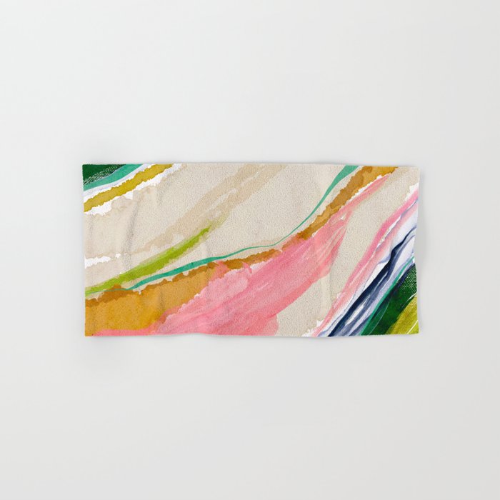 Rainbow Ribbons Bath Towel Gallery Image 1