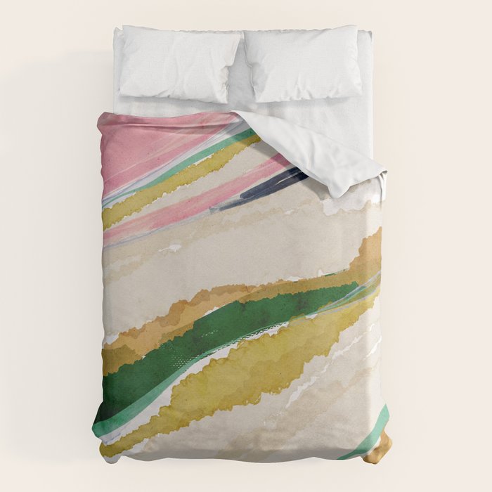 Rainbow Ribbons Duvet Cover Gallery Image 1