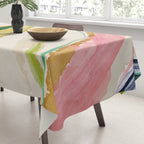 Rainbow Ribbons Tablecloth Gallery Image 3