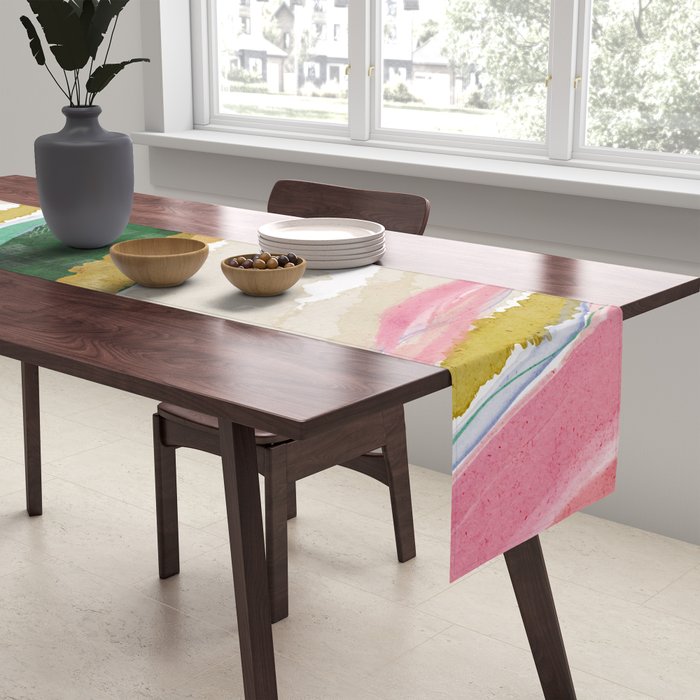 Rainbow Ribbons Table Runner Gallery Image 2