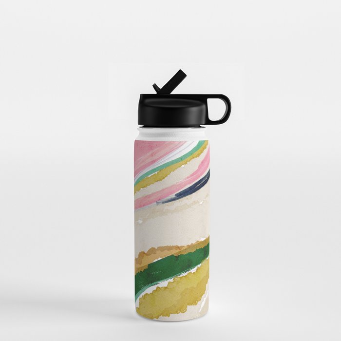 Rainbow Ribbons Water Bottle Gallery Image 1