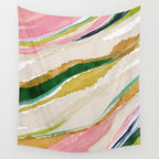 Rainbow Ribbons Wall Tapestry Gallery Image 4