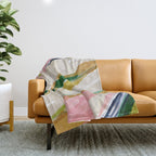 Rainbow Ribbons Throw Blanket Gallery Image 1