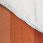 Mid Century Modern Geometric 89 in Terracotta Shades (Rainbow Abstract) Comforter Gallery Image 4