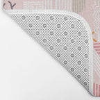 City life neighborhood pearl pink Bath Mat Gallery Image 2