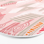 City life neighborhood pearl pink Bath Mat Gallery Image 3