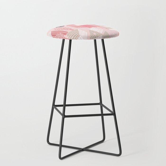 City life neighborhood pearl pink Stool Gallery Image 1