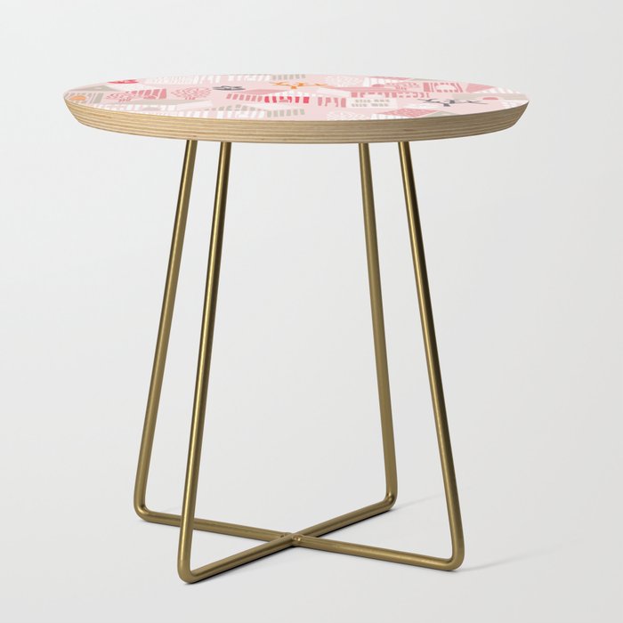 City life neighborhood pearl pink Side Table Gallery Image 1