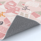 City life neighborhood pearl pink Rug Gallery Image 4