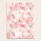 City life neighborhood pearl pink Notebook Gallery Image 4