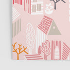 City life neighborhood pearl pink Poster Gallery Image 3