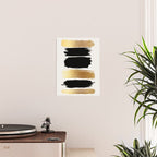 Brush Strokes (Black/Gold) Poster Gallery Image 2
