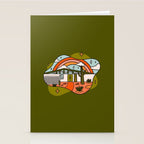 Pisces Mid Century House Stationery Card Gallery Image 2