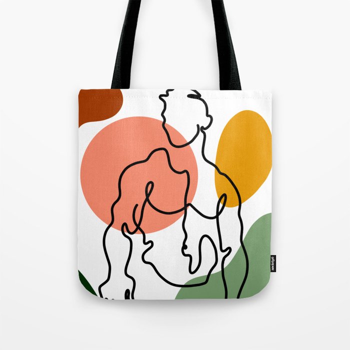 NOODDOOD Lines 8 Tote Bag Gallery Image 1