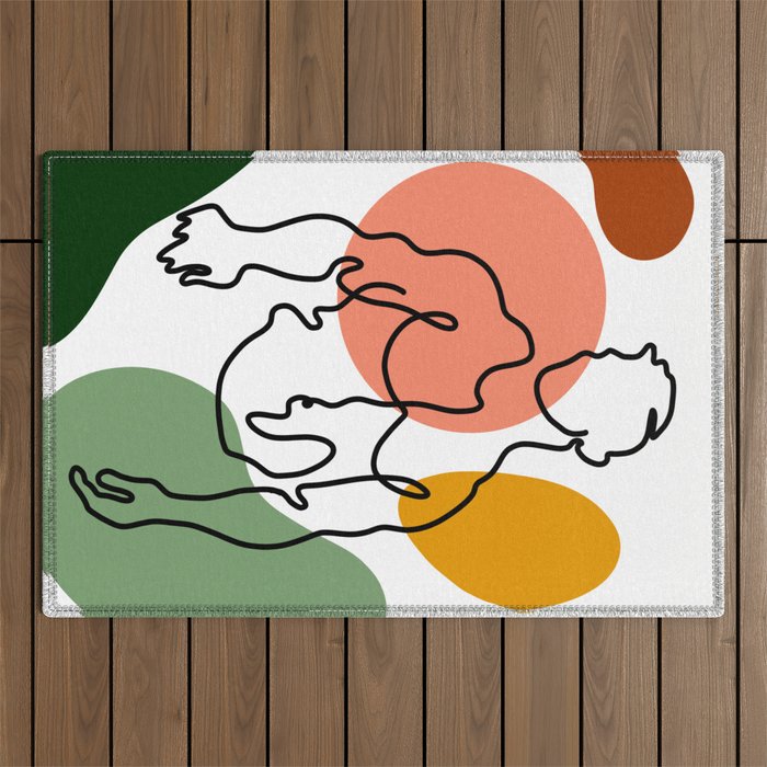 NOODDOOD Lines 8 Outdoor Rug Gallery Image 1