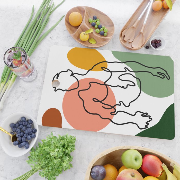 NOODDOOD Lines 8 Cutting Board Gallery Image 2