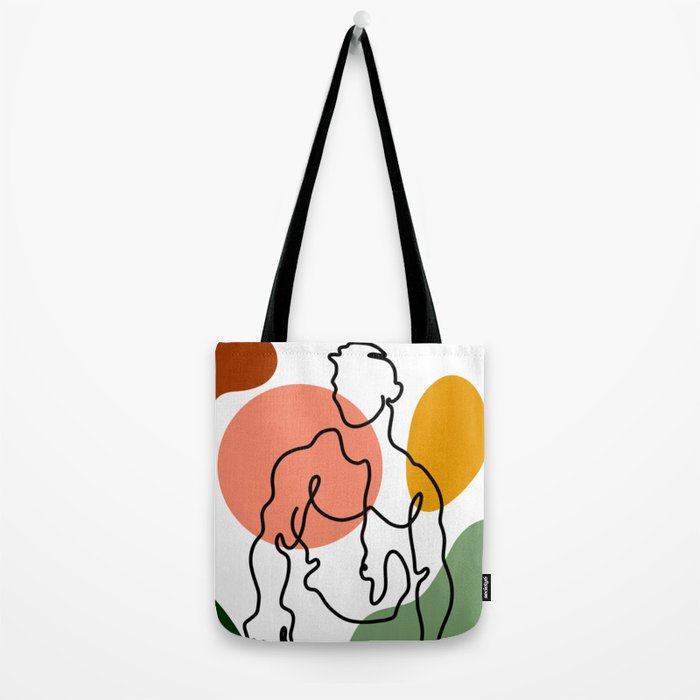 NOODDOOD Lines 8 Tote Bag Gallery Image 2
