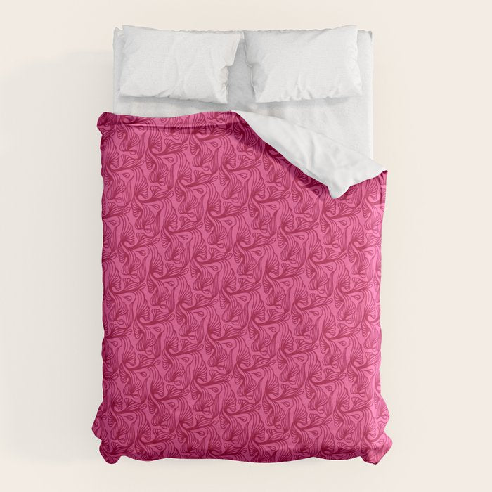 AT Pattern 3 Magenta Duvet Cover Gallery Image 6