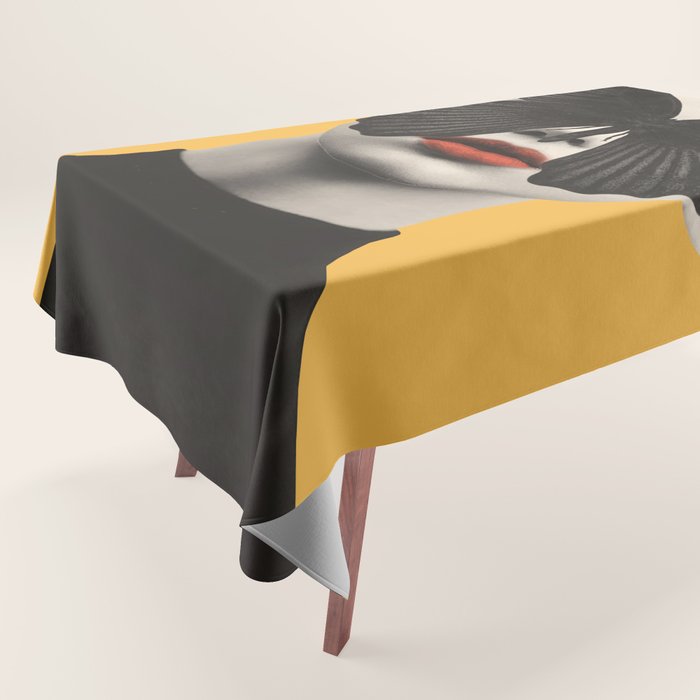 BLACK BUTTERFLY 2 Tablecloth Gallery Image 1