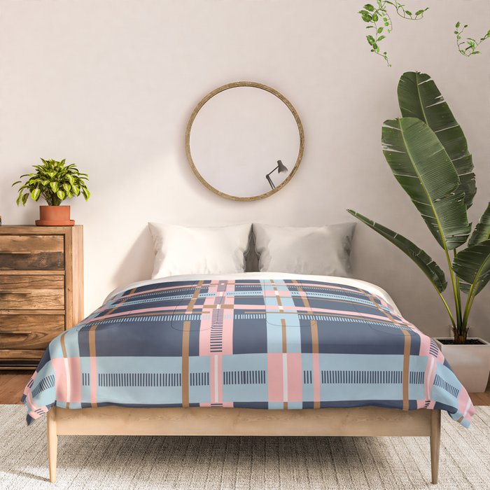 Dark Bold Linear Harmony Comforter Gallery Image 3