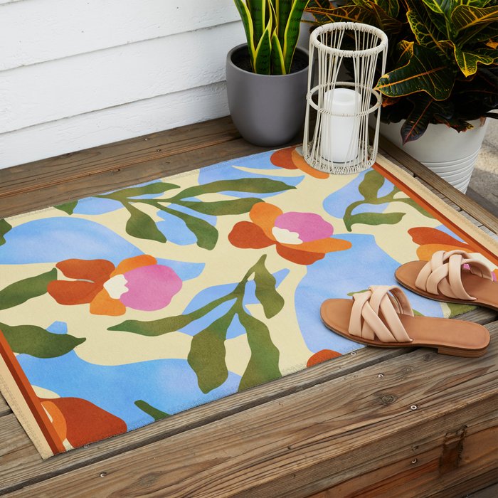 My Little Garden Sunshine 2 Outdoor Rug Gallery Image 2