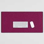 Raspberry Paint Drops Desk Mat Gallery Image 1