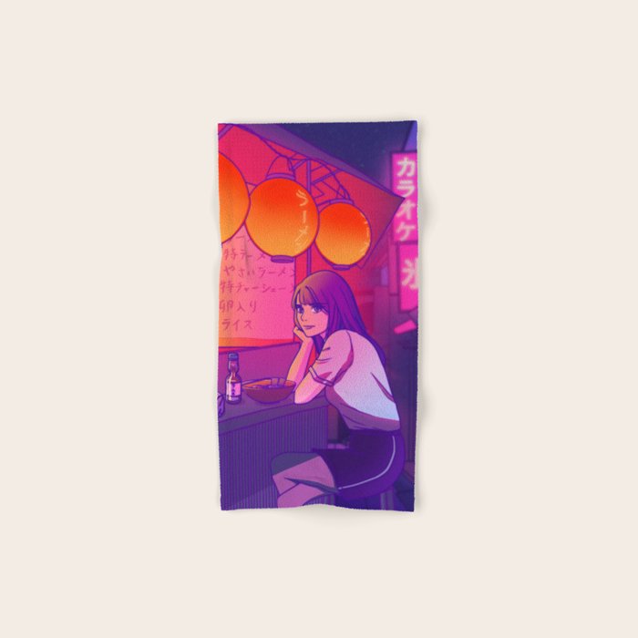 Ramen shop Bath Towel Gallery Image 1
