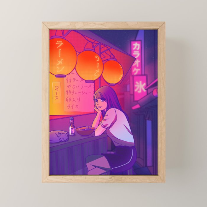 Ramen shop Mini Art Print Gallery Image 1