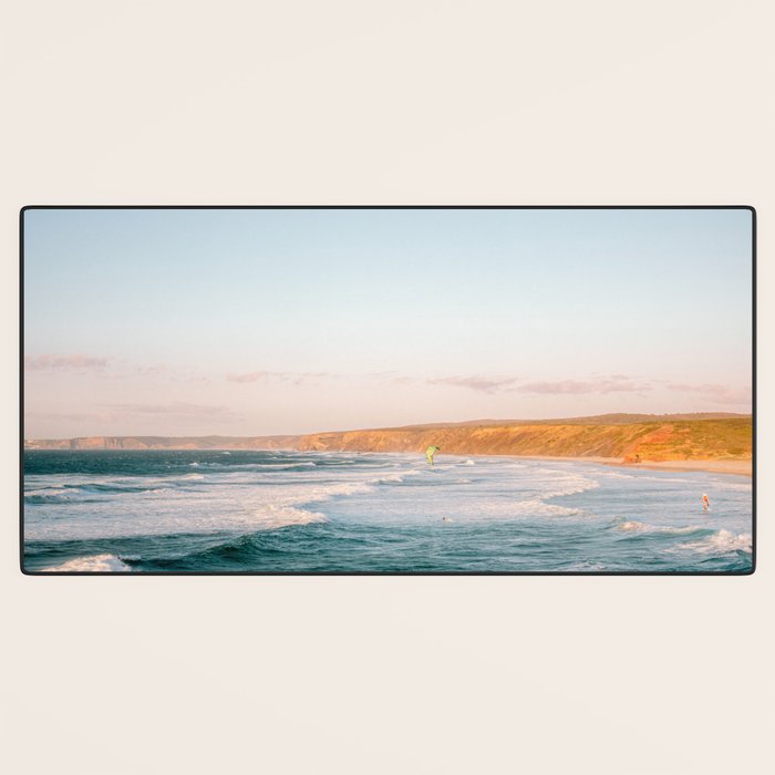 Algarve Wind surf | Portugal travel photography Desk Mat Gallery Image 3