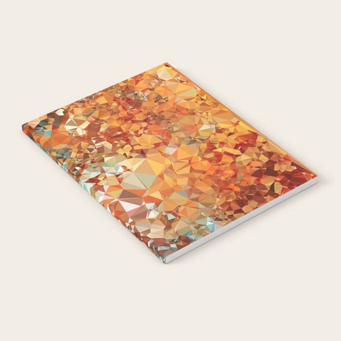 Blue Rust Abstract Low Poly Geometric Vector Art Notebook Gallery Image 2