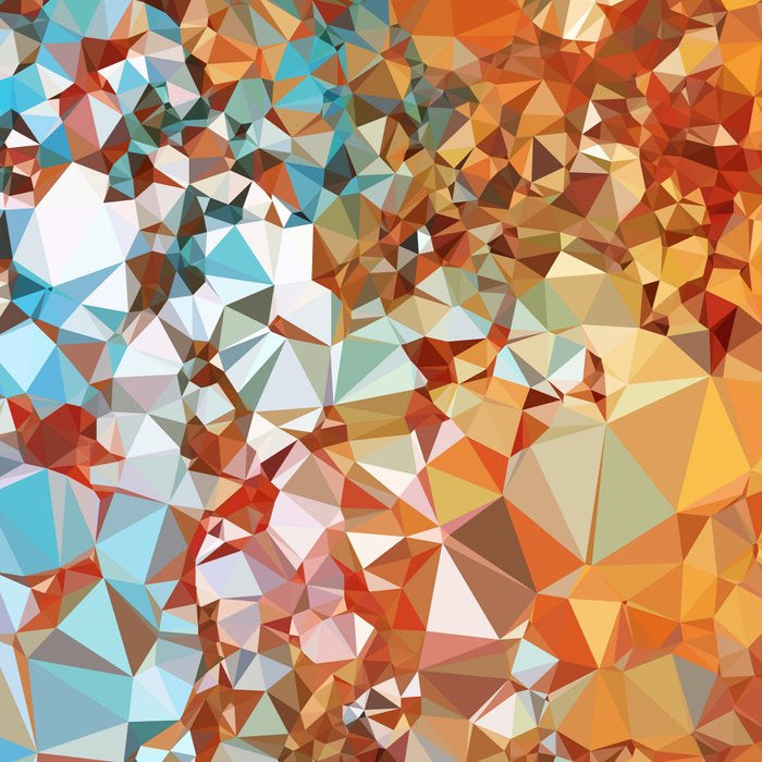 Blue Rust Abstract Low Poly Geometric Vector Art Coffee Mug Gallery Image 2