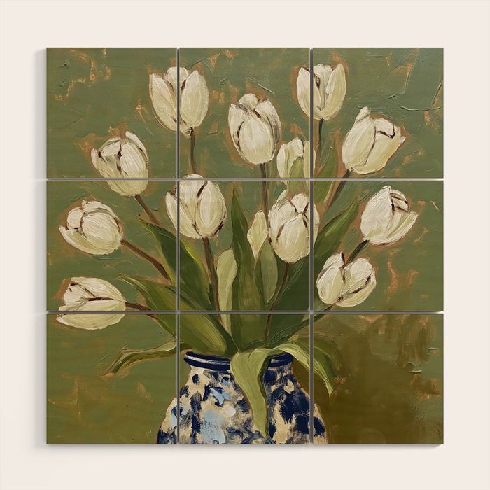 Tulips Wood Wall Art Gallery Image 1