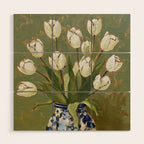 Tulips Wood Wall Art Gallery Image 1