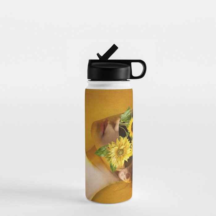 Sunflower Lady Water Bottle Gallery Image 1