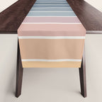 Gradient Arch XXII Sunrise Mid Century Modern Rainbow Table Runner Gallery Image 1