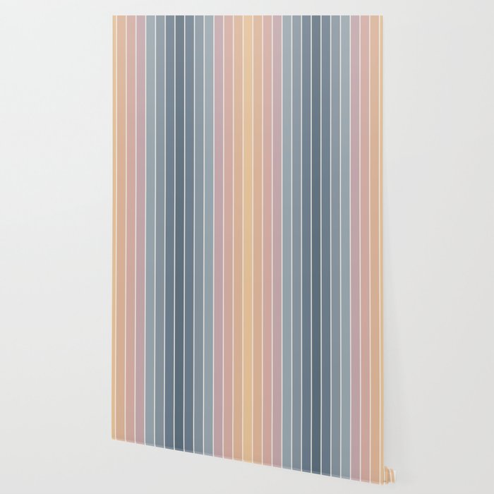 Gradient Arch XXII Sunrise Mid Century Modern Rainbow Wallpaper Gallery Image 2