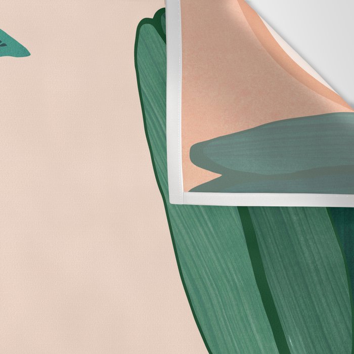 Tropical Evening Sunset Landscape Wall Tapestry Gallery Image 3