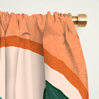 Tropical Evening Sunset Landscape Window Curtain Gallery Image 2