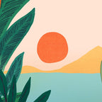 Tropical Evening Sunset Landscape Coffee Mug Gallery Image 2