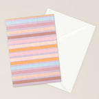 Pastello Stripes Stationery Card Gallery Image 2