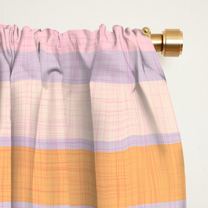 Pastello Stripes Window Curtain Gallery Image 2